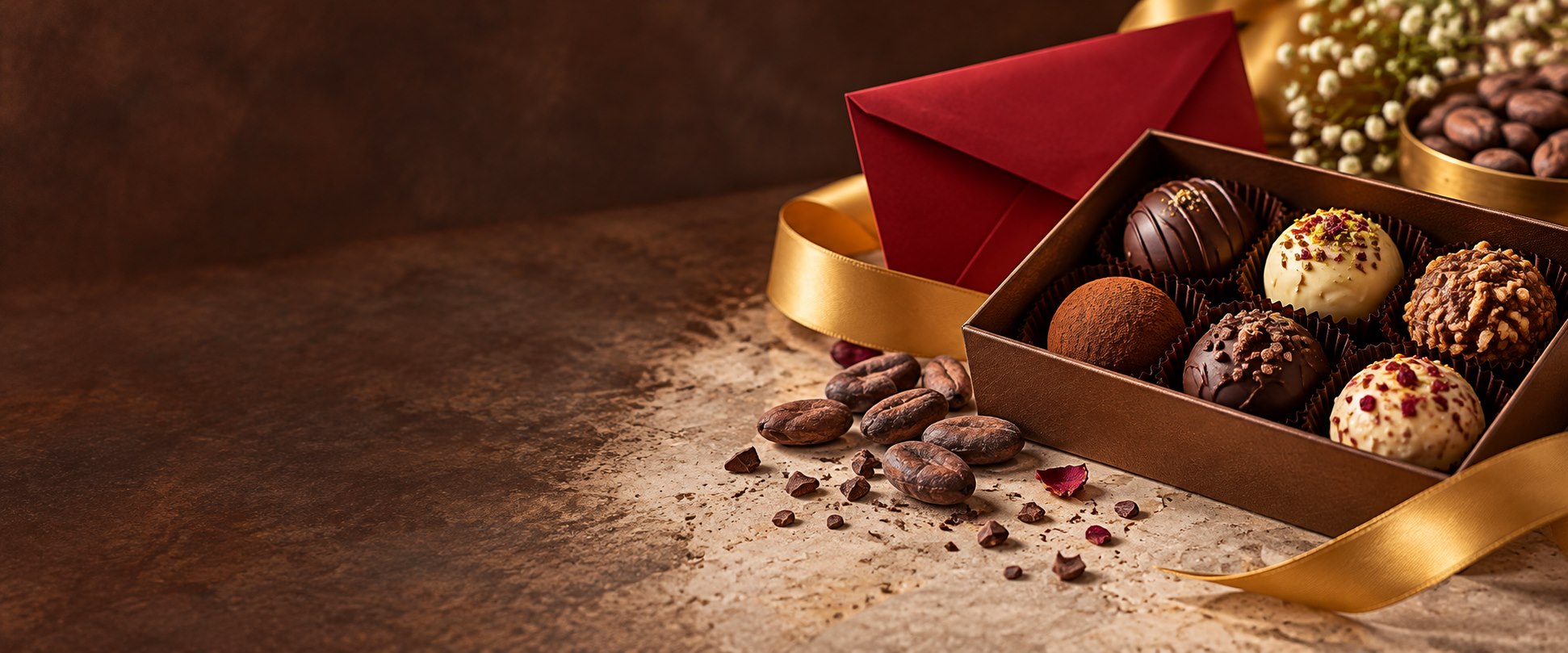 Assorted chocolates and confectionery