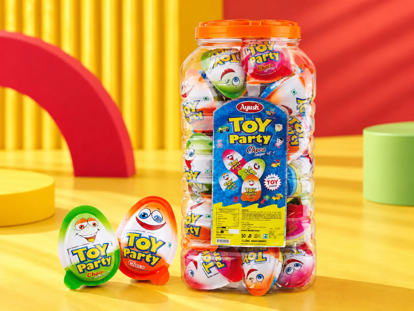 Ayush Toy Party surprise eggs
