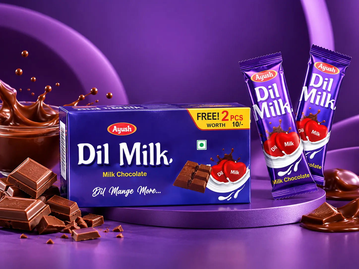 Ayush Dil Milk product