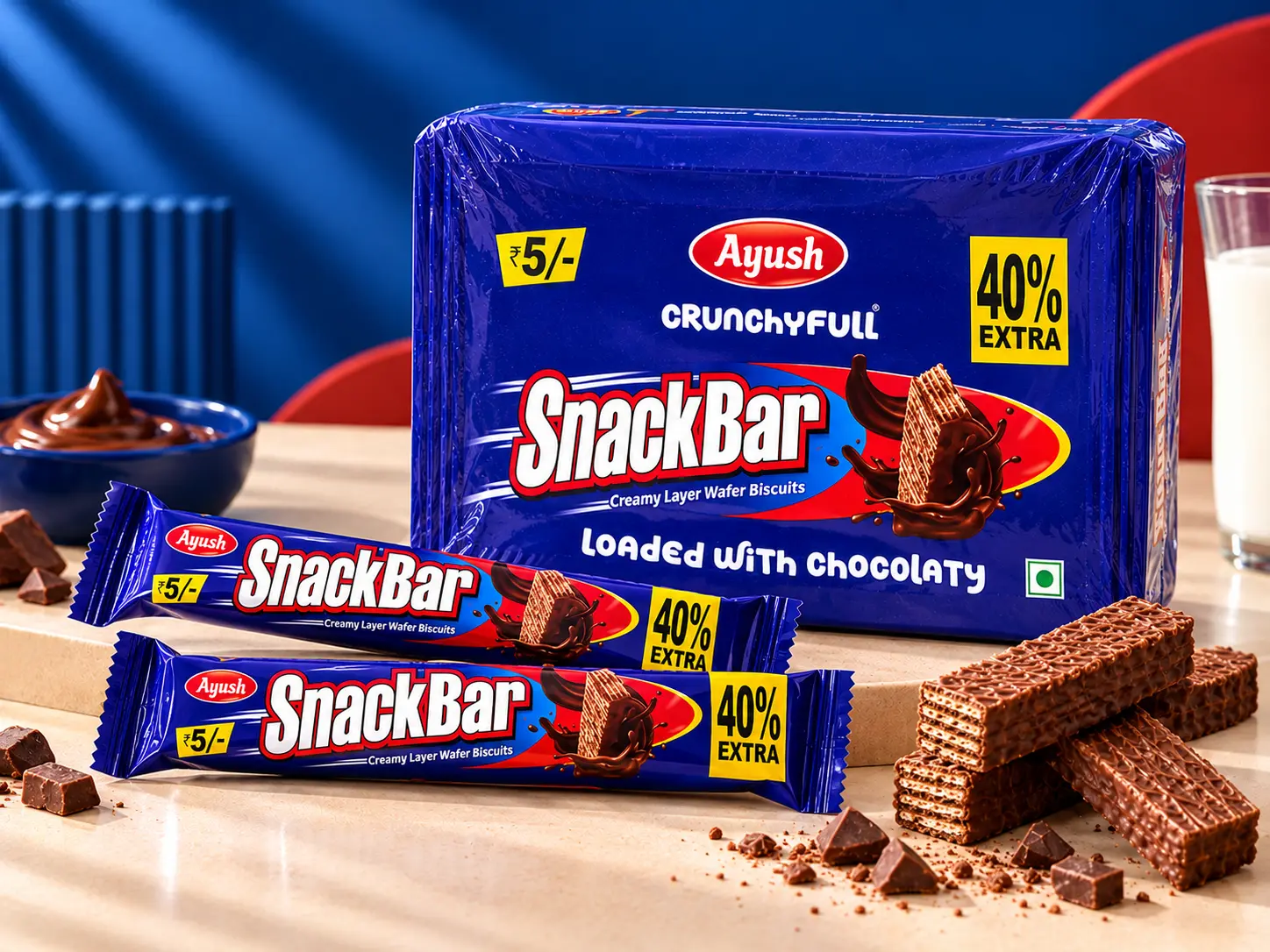 Ayush SnackBar wafer biscuit pack
